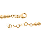 GORINI GIOIELLI - Diamantschliff Kugelarmband, 585 Gelbgold ca. 18 cm+ 2.5 cm Extender ca. 4,14g