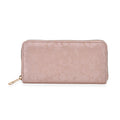 Brieftasche mit Renaissance-Prägung und RFID-Schutz, 20x10x3 cm, Rosa