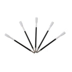 Set aus 5 Kugelschreibern mit Kristall-Optik und silbernem Metallkopf, 14 cm, Mehrfarbig