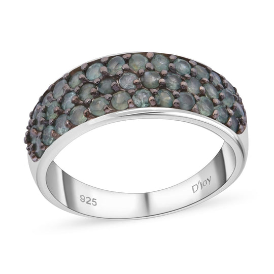 AA Alexandrit Ring 925 Silber rhodiniert ca. 1,48 ct