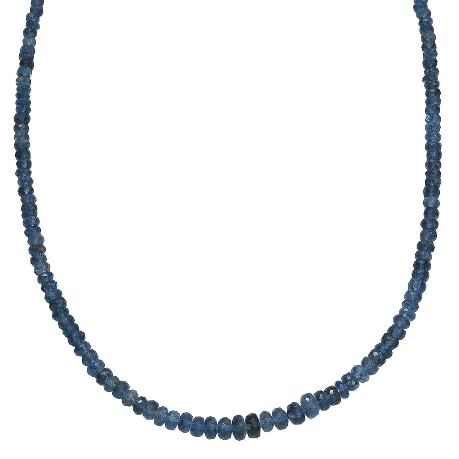 Rhapsody AAAA Santamaria Aquamarin Halskette ca. 45 cm 950 Platin ca. 65,00 ct.