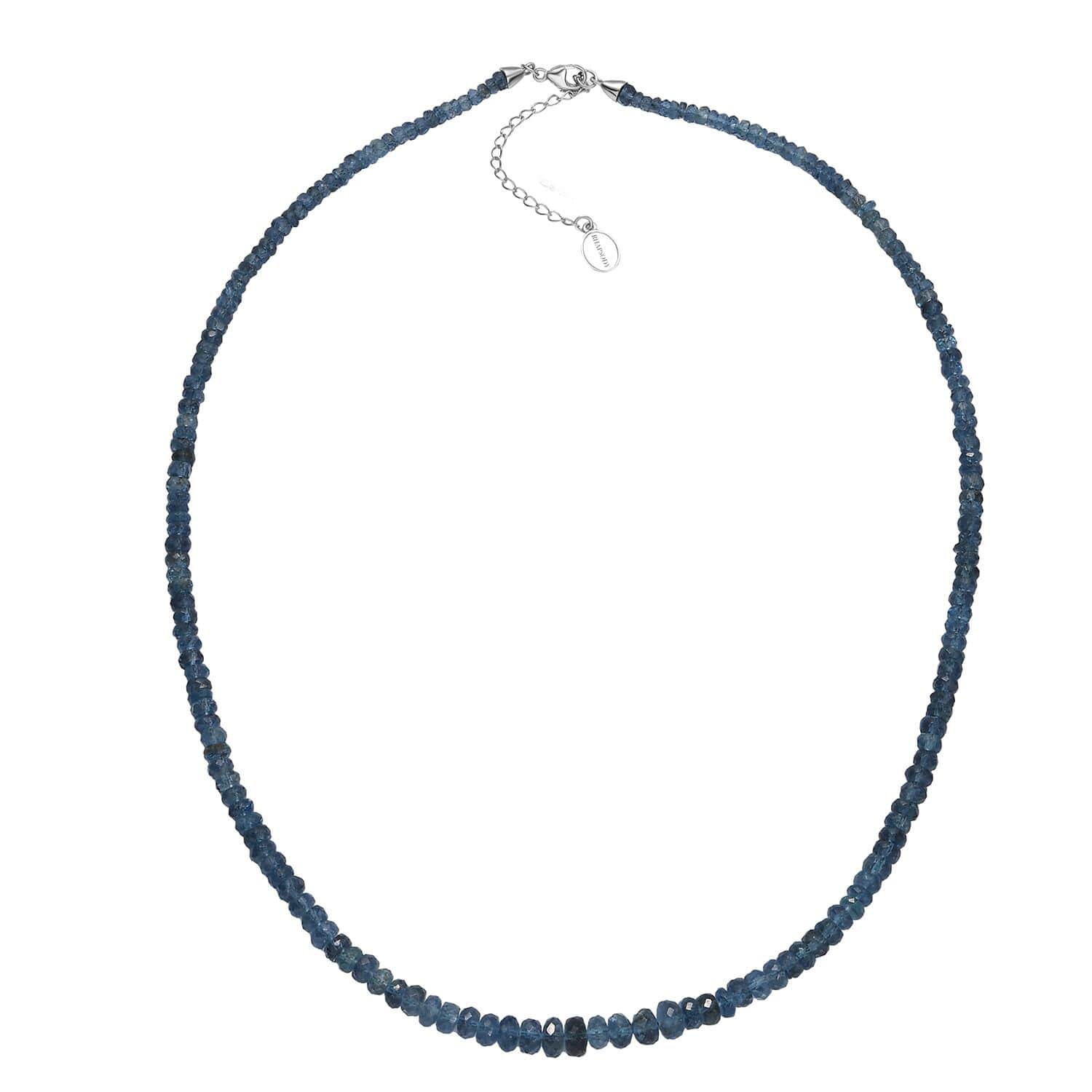Rhapsody AAAA Santamaria Aquamarin Halskette ca. 45 cm 950 Platin ca. 65,00 ct.