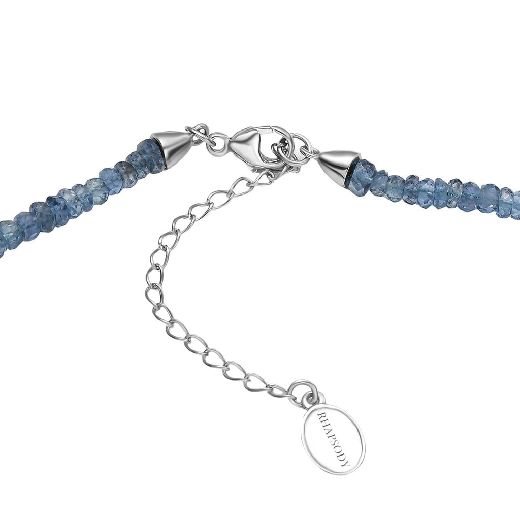 Rhapsody AAAA Santamaria Aquamarin Halskette ca. 45 cm 950 Platin ca. 65,00 ct.