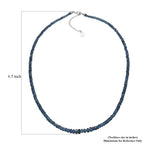 Rhapsody AAAA Santamaria Aquamarin Halskette ca. 45 cm 950 Platin ca. 65,00 ct.