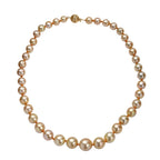 One of a Kind- ILIANA AAAA Südsee Goldene Perle Halskette ca. 45 cm 750 Gold Standard