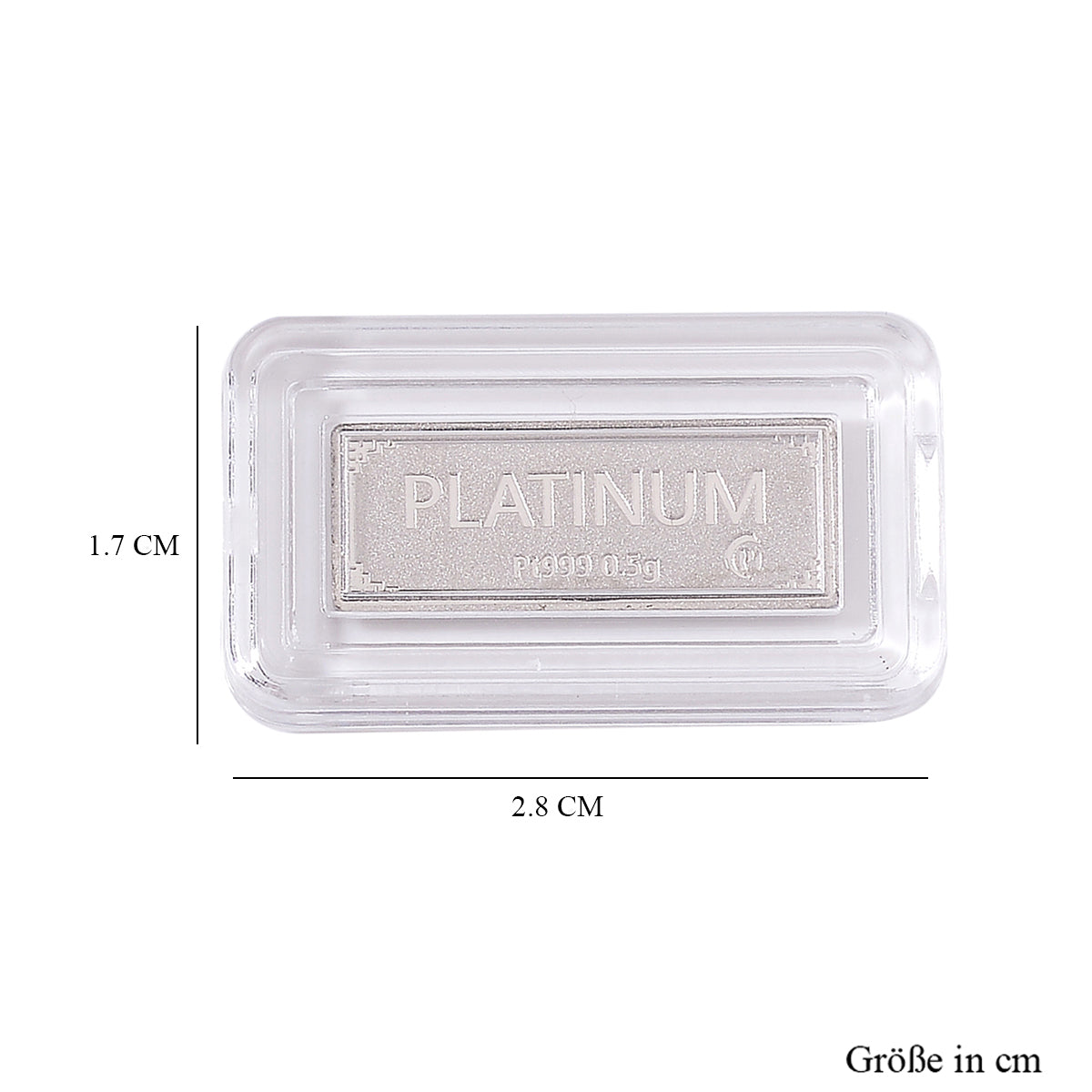 999 Platin Bar, 500mg (16mm x 5.8mm)