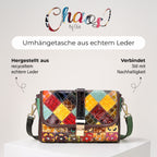 Rautenmuster mit Blume