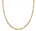 LONDON CLOSE OUT- Paperclip-Kette 375 Gold ca. 45 cm