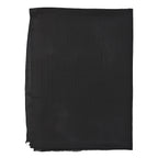 LA MAREY - Luxuriöser und weicher Schal aus 100 % Kaschmirwolle, 70 x 195 cm, Schwarz