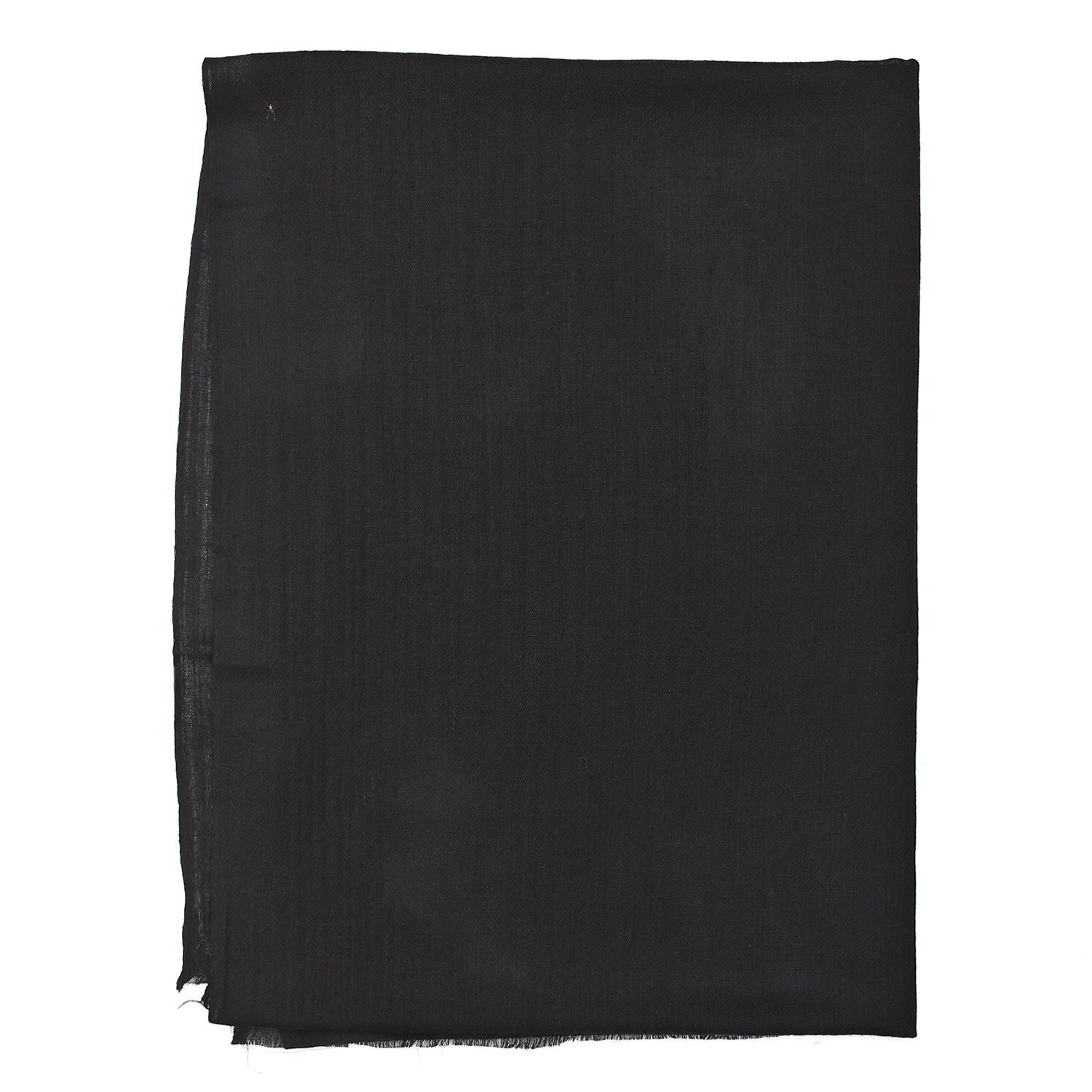 LA MAREY - Luxuriöser und weicher Schal aus 100 % Kaschmirwolle, 70 x 195 cm, Schwarz