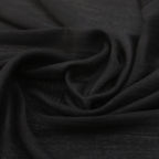 LA MAREY - Luxuriöser und weicher Schal aus 100 % Kaschmirwolle, 70 x 195 cm, Schwarz