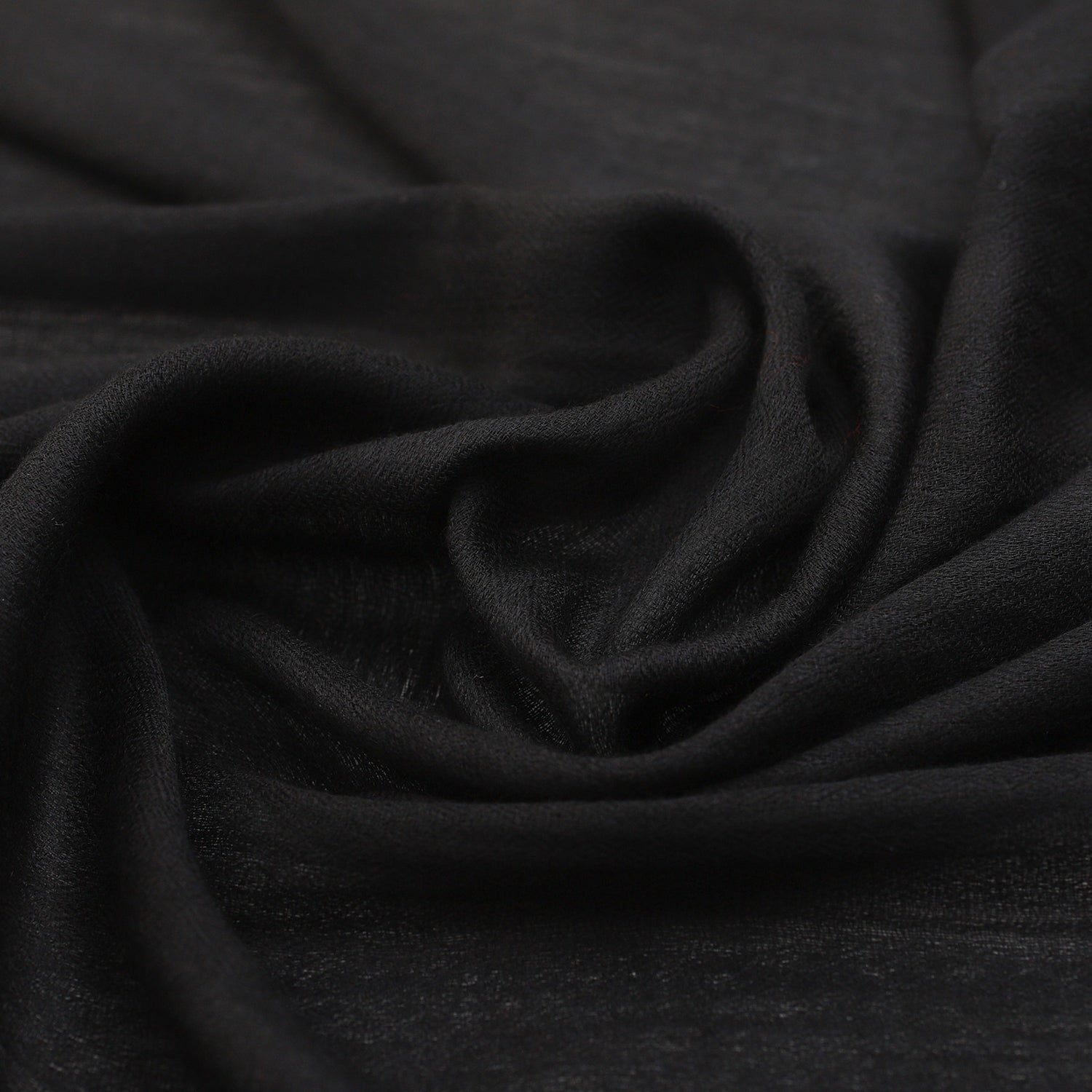 LA MAREY - Luxuriöser und weicher Schal aus 100 % Kaschmirwolle, 70 x 195 cm, Schwarz