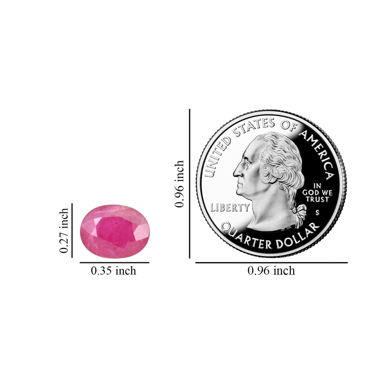 Mozambique Ruby Oval 9x7 Faceted Cut 3A 2.00 Ct