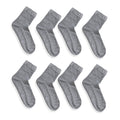 Socken-Set, 4er-Pack, Grau, Größe 36–40