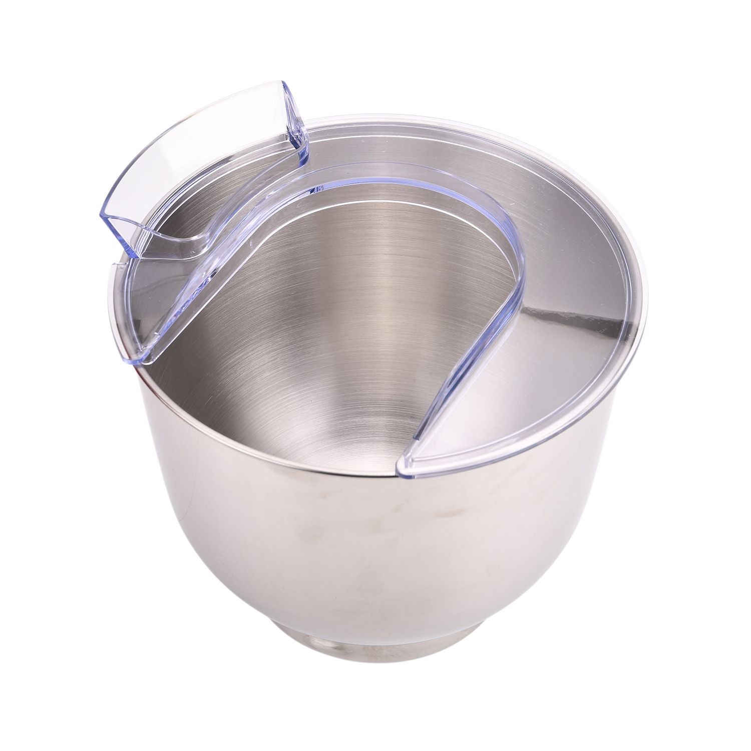 HOMESMART Küchenmaschine mit 5L Edelstahlschüssel, inkl. Knethaken, Schneebesen, Rührblatt und Spritzschutz
