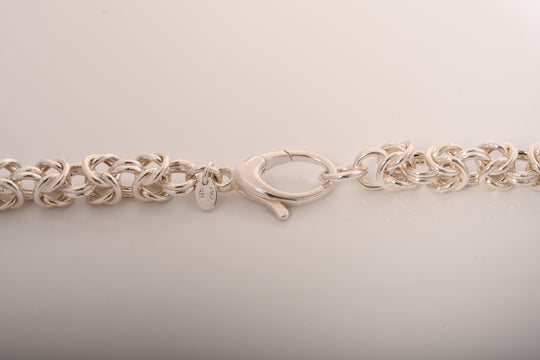 LA BELLA Feinste Italienische Handgefertigte Königskette, 925 Silber ca. 50 cm ca. 44,00g