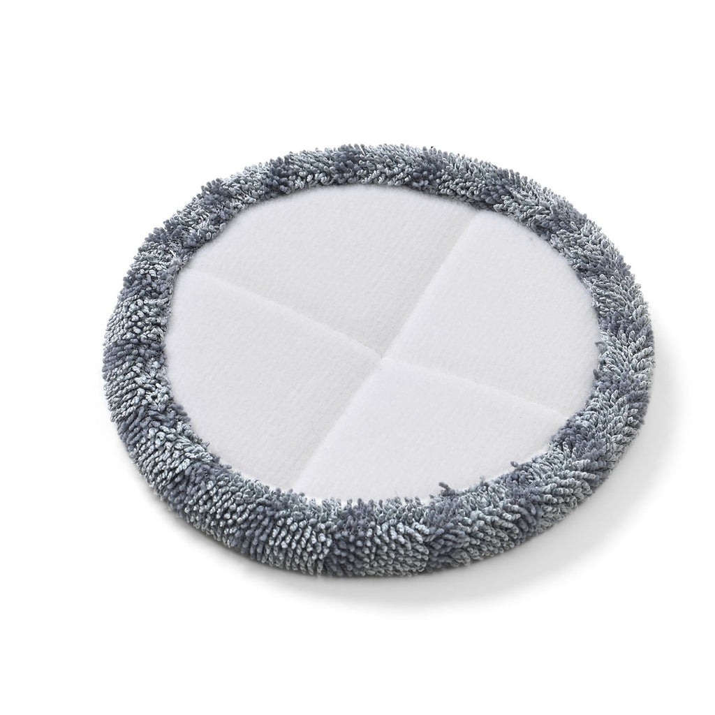Ersatz Moppkopf Set für Staubsauger, 2 Stück, Mikrofaser Mischung, Grau