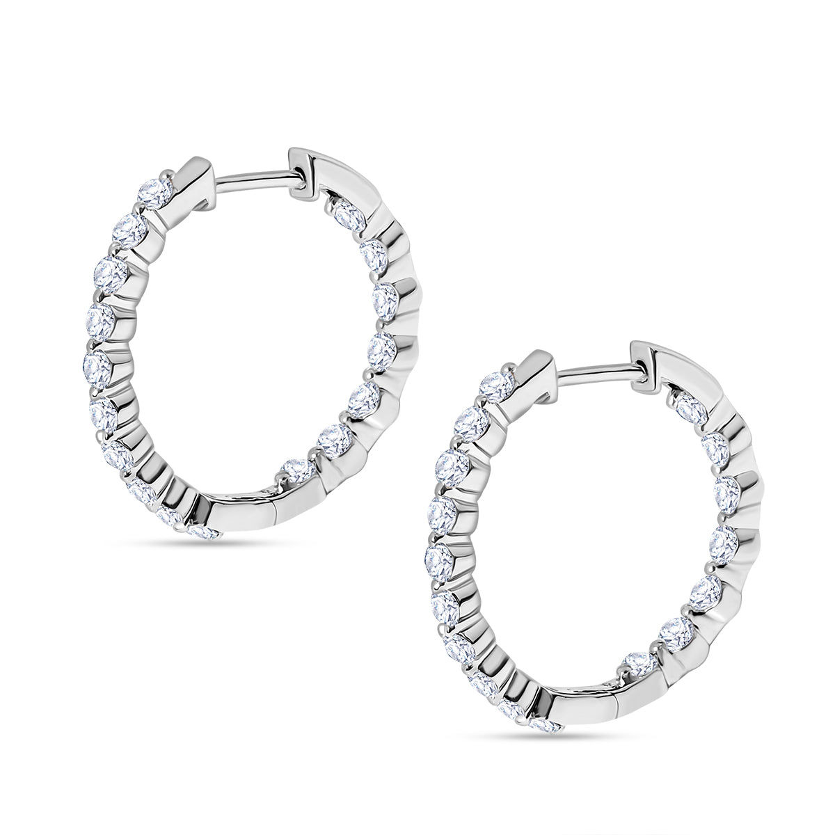 New York Kollektion - LUXURIANT DIAMOND Lab Grown Diamant SI1-SI2-GH Ohrringe 925 Silber ca. 1.50 ct