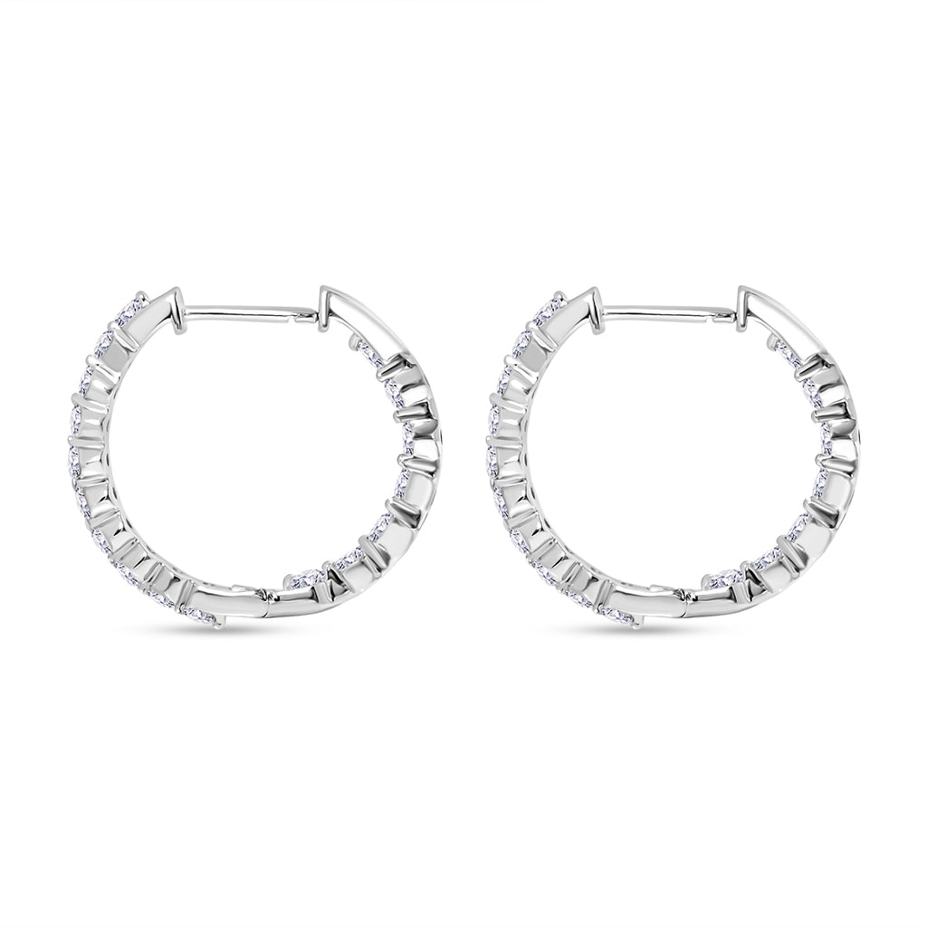 New York Kollektion - LUXURIANT DIAMOND Lab Grown Diamant SI1-SI2-GH Ohrringe 925 Silber ca. 1.50 ct