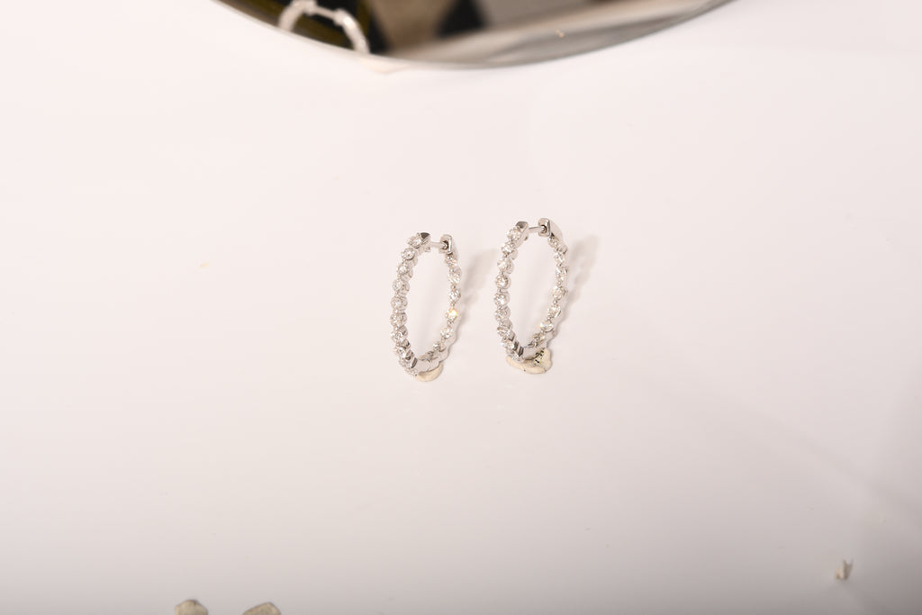 New York Kollektion - LUXURIANT DIAMOND Lab Grown Diamant SI1-SI2-GH Ohrringe 925 Silber ca. 1.50 ct