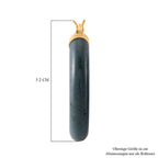 D'Joy EXTREM SELTEN - Natürlicher Jade Ohrringe 925 Silber vergoldet ca. 62.00 ct