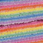 4er-Set Regenbogen-Putztücher, 12-Schicht Mikrofaser-Schwammblock, wiederverwendbar und saugstark
