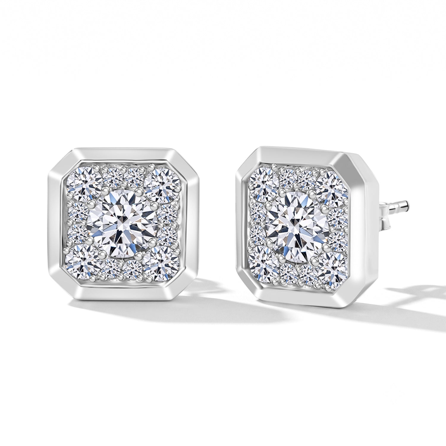 Lab Grown Diamant VS-EF Ohrringe 585 Gold ca. 1,75 ct.