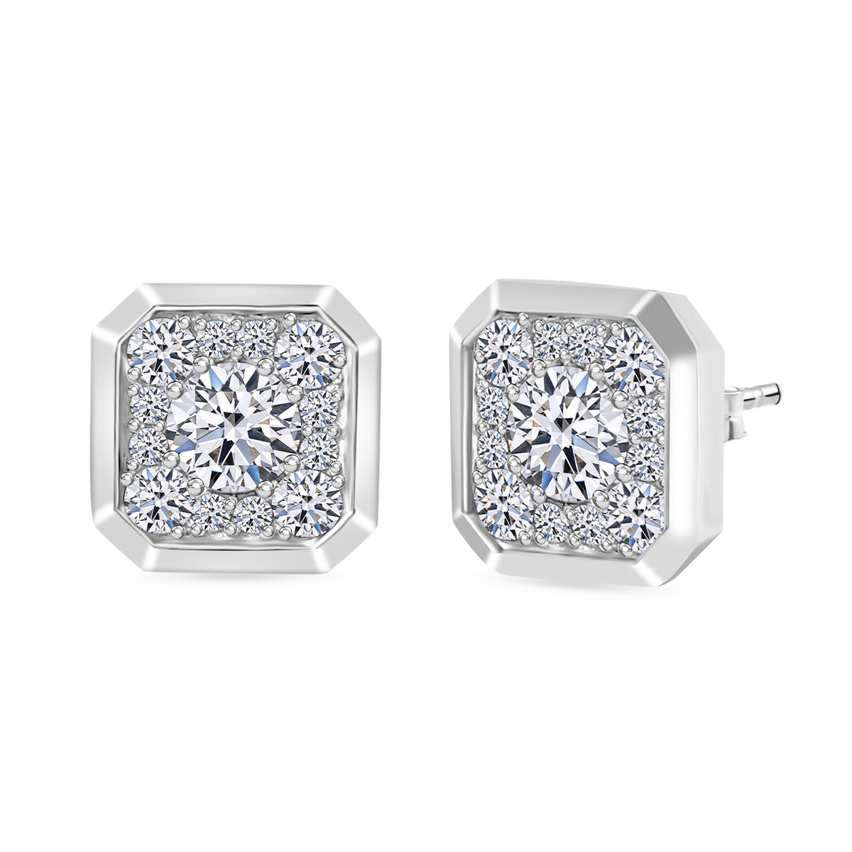 Lab Grown Diamant VS-EF Ohrringe 585 Gold ca. 1,75 ct.