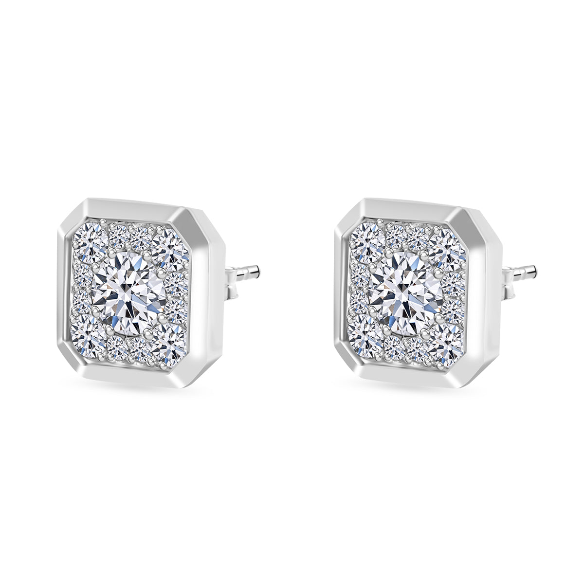 Lab Grown Diamant VS-EF Ohrringe 585 Gold ca. 1,75 ct.
