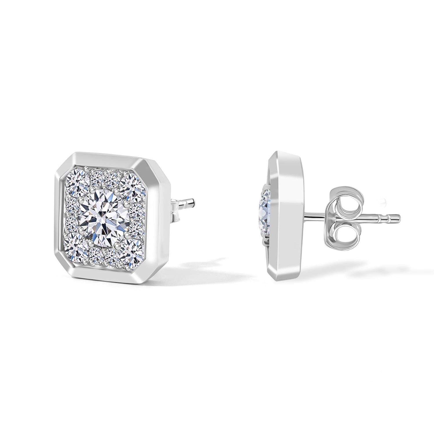 Lab Grown Diamant VS-EF Ohrringe 585 Gold ca. 1,75 ct.