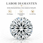 VS-EF Labor Diamant Ohrringe in 585 Weißgold - 1,75 ct.