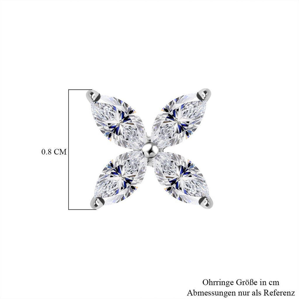 LUXURIANT DIAMOND - Lab Grown Diamant VS-GH SGL zertifiziert Ohrringe 375 Gold ca. 1,00 ct.