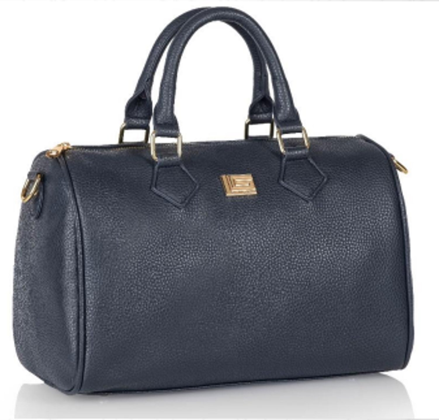 Guy Laroche Ladies Trunk Bag Double Handles Shoulder Strap 10 x 17 x 21cm Blau
