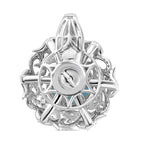 ShopLC EXKLUSIVE INNOVATION - Larimar, Himmelblauer Topas, Weißer Zirkon Anhänger, 925 Silber rhodiniert ca. 8.91 ct