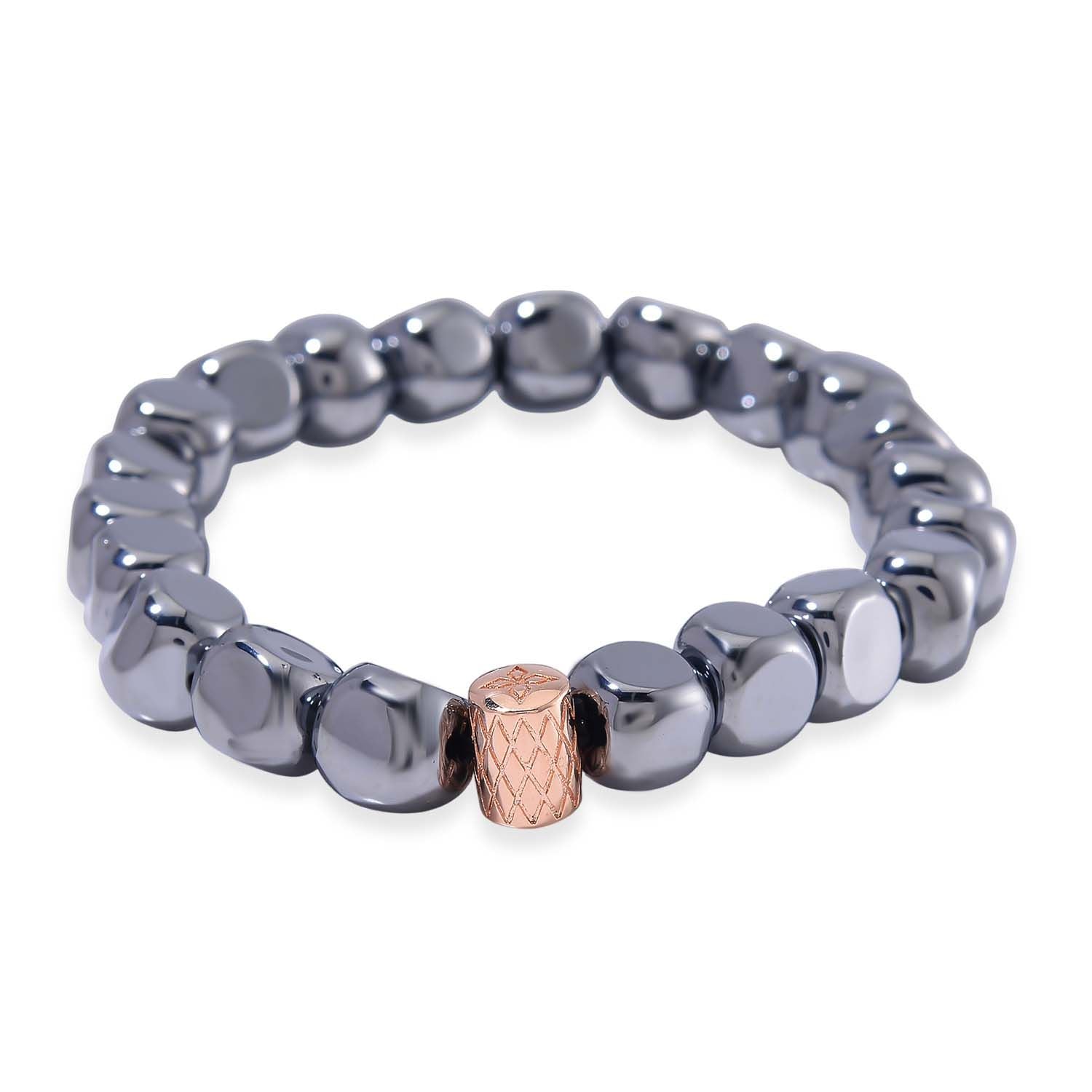 Terahertz Armband Flexibles Messing rosévergoldet ca. 125,00 ct.