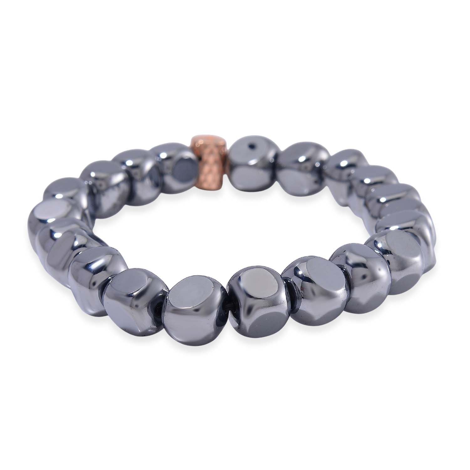 Terahertz Armband Flexibles Messing rosévergoldet ca. 125,00 ct.