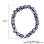 Terahertz Armband Flexibles Messing rosévergoldet ca. 125,00 ct.