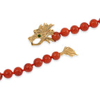 Rote Jade, Roter Granat Halskette ca. Flexibles cm 925 Silber 750 Gelbgold Vermeil (7-8 Werktage Lieferzeit) ca. 218.53 ct