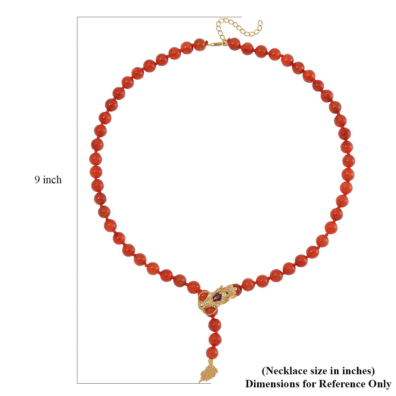 Rote Jade, Roter Granat Halskette ca. Flexibles cm 925 Silber 750 Gelbgold Vermeil (7-8 Werktage Lieferzeit) ca. 218.53 ct
