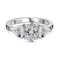 LUXURIANT DIAMOND - Lab Grown Diamant VS-EF SGL zertifiziert Ring 950 Platin (Größe 20.00) ca. 2.00 ct