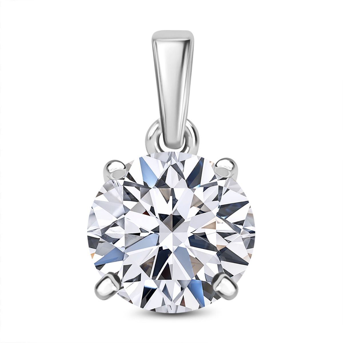 LUXURIANT DIAMOND - Lab Grown Diamant VS/F IGI zertifiziert Anhänger 950 Platin ca. 1,50 ct.
