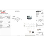 LUXURIANT DIAMOND - Lab Grown Diamant VS/F IGI zertifiziert Anhänger 950 Platin ca. 1,50 ct.