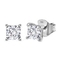 LUXURIANT SGL zertifizierte VS-EF Labor Diamant Ohrringe in 585 Weißgold - 1 ct.
