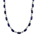 Sodalith Halskette, ca. 45 cm + 5 cm Extender, ca. 250.00 ct