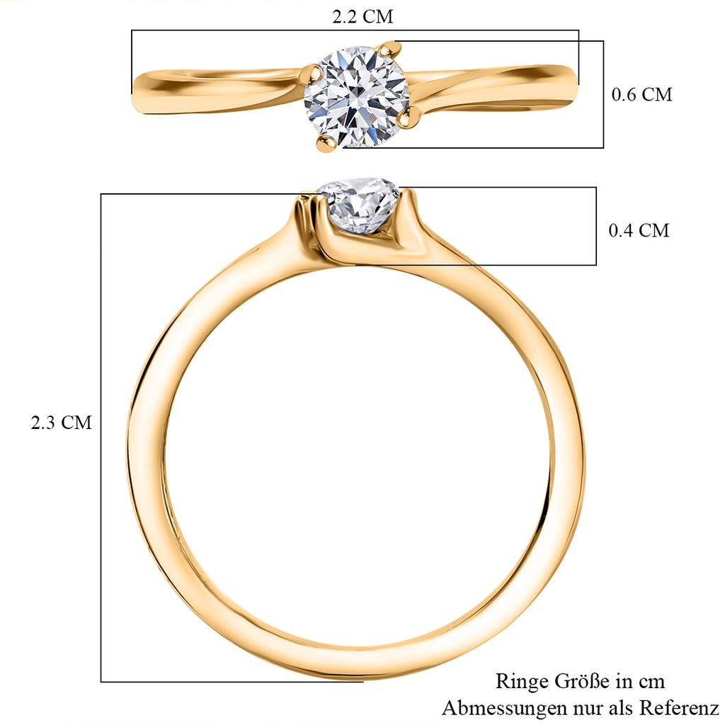 750 Gelbgold Vermeil