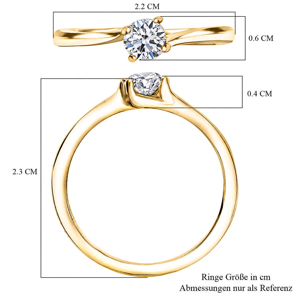 750 Gelbgold Vermeil