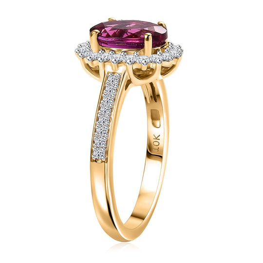 AAA Lab Grown Bixbit, Lab Grown Diamant AGI zertifiziert Ring 417 Gold (Größe 17.00) ca. 2.81 ct