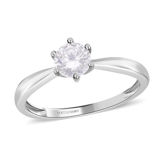 LUXURIANT DIAMOND - Lab Grown Diamant VS-EF IGI zertifiziert Ring 950 Platin (Größe 19.00) ca. 1.00 ct