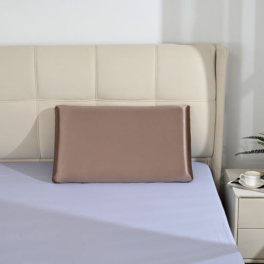 Serenity Night Kopfkissen aus Memory-Schaum mit kühlendem Bezug, ideal für heiße Schläfer, 70x40x10 cm, Grau