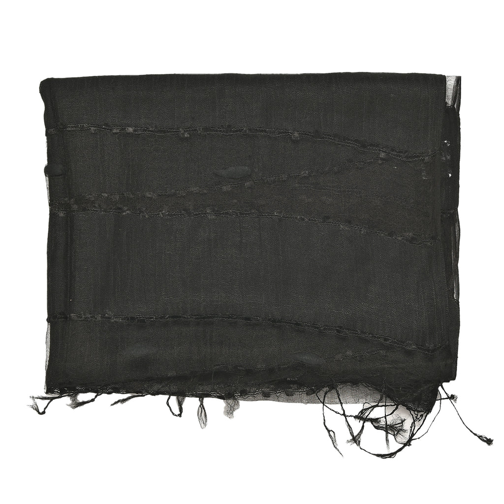 Modal-Seide-Schal, Streifendesign, 175x60 cm, Lila
